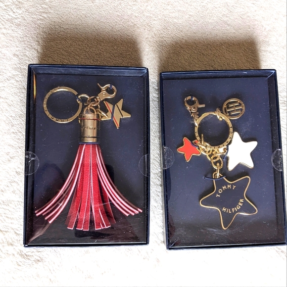 NWT (2) Tommy Hilfiger Keychains in Box - Picture 1 of 5